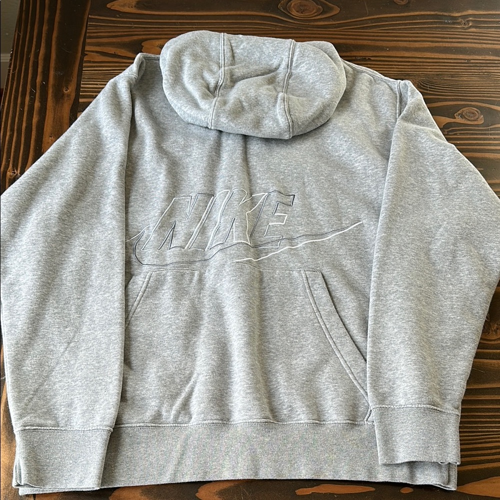 Nike Men's Heather Gray Hoodie